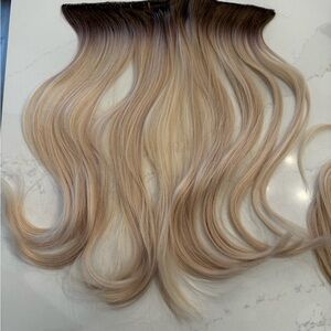 Ombre Blonde Real Hair Extensions NBR